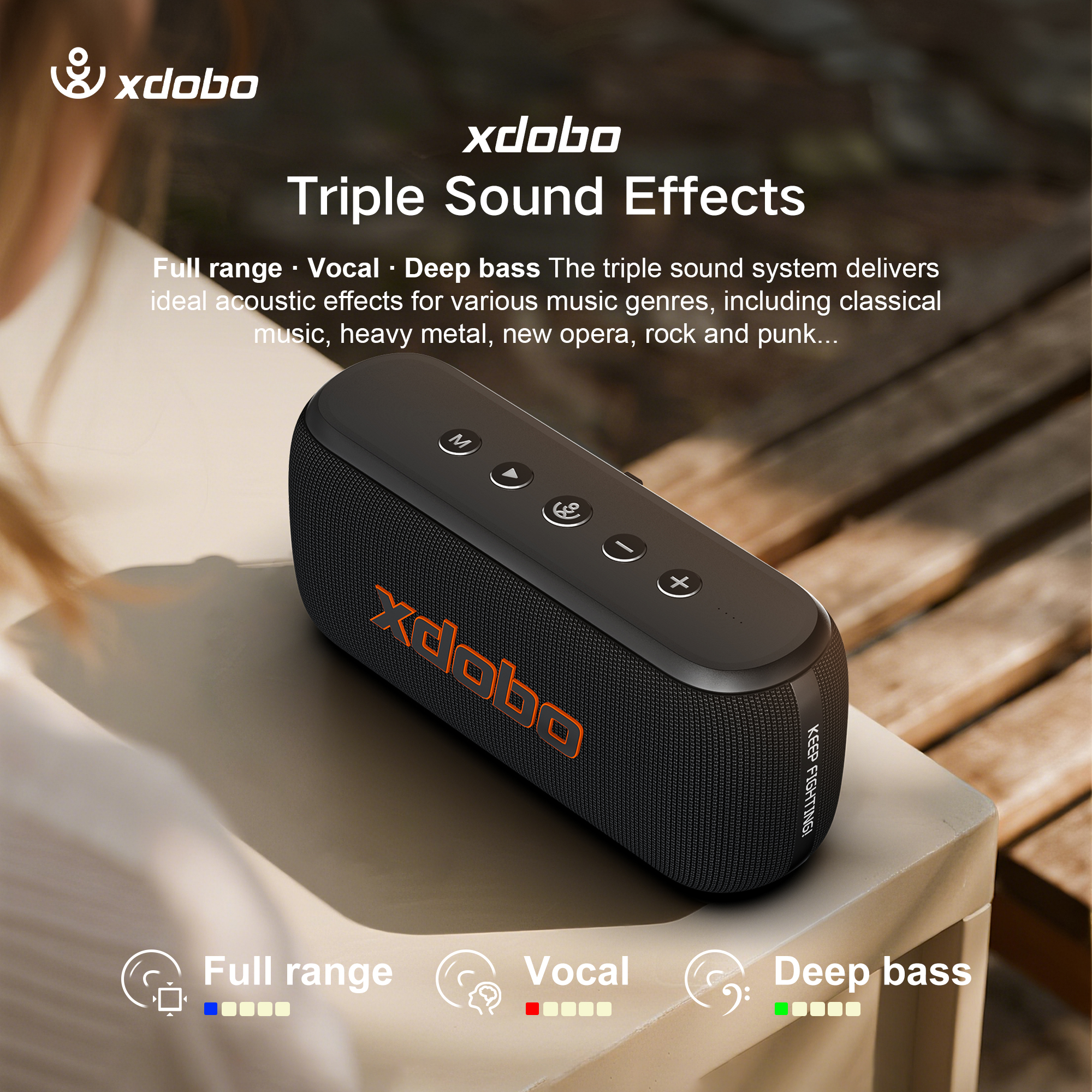 Home Cinema Wireless Speakers - 60W Soundbar XDOBO X8IV Wireless Subwoofer