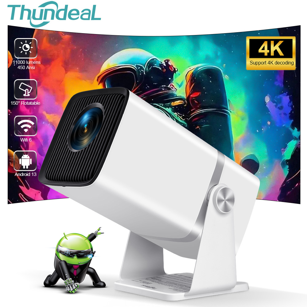 Home Cinema Kit - ThundeaL 4K Full HD Projector FHD