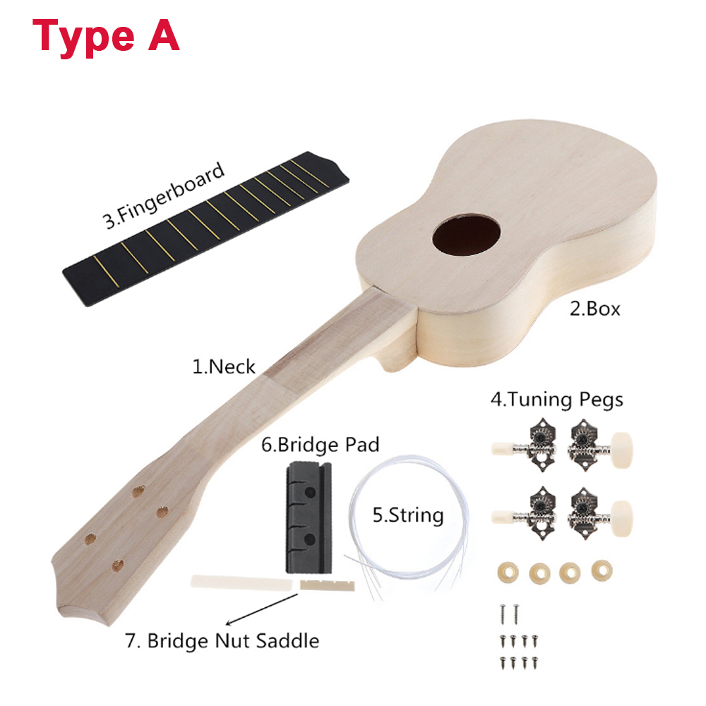 Home Cinema Kit - DIY Ukulele 21 Inch Kit Deer