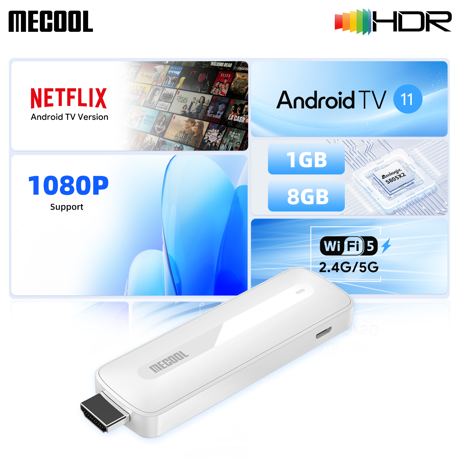 MECOOL KD5 TV Stick with  1G D - Home Cinema Media Player recensie en prijs