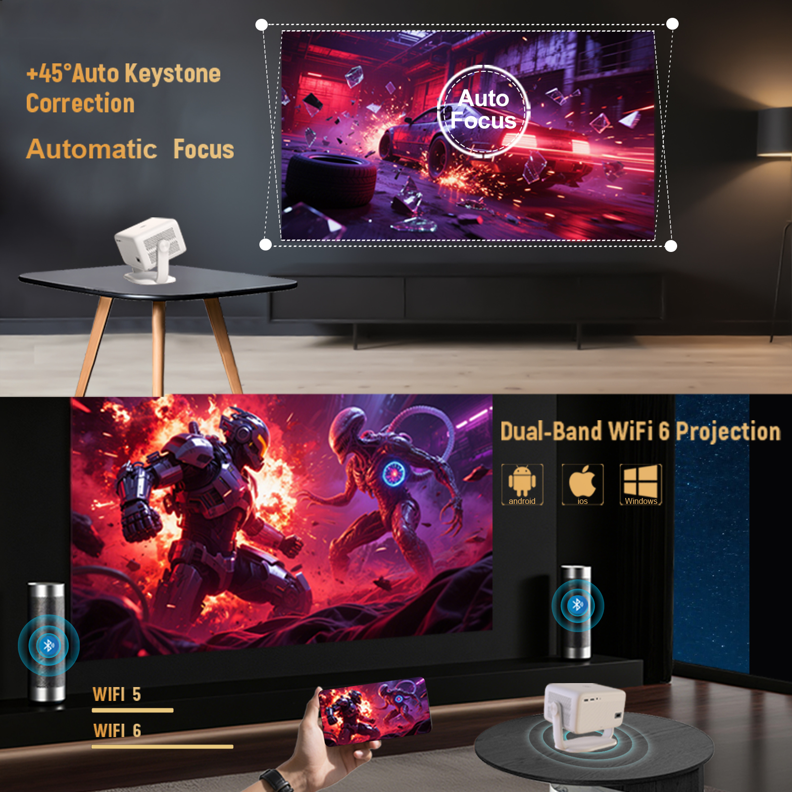 Velec Projector TP350NTV 650 A - Home Cinema Cabasse recensie en prijs