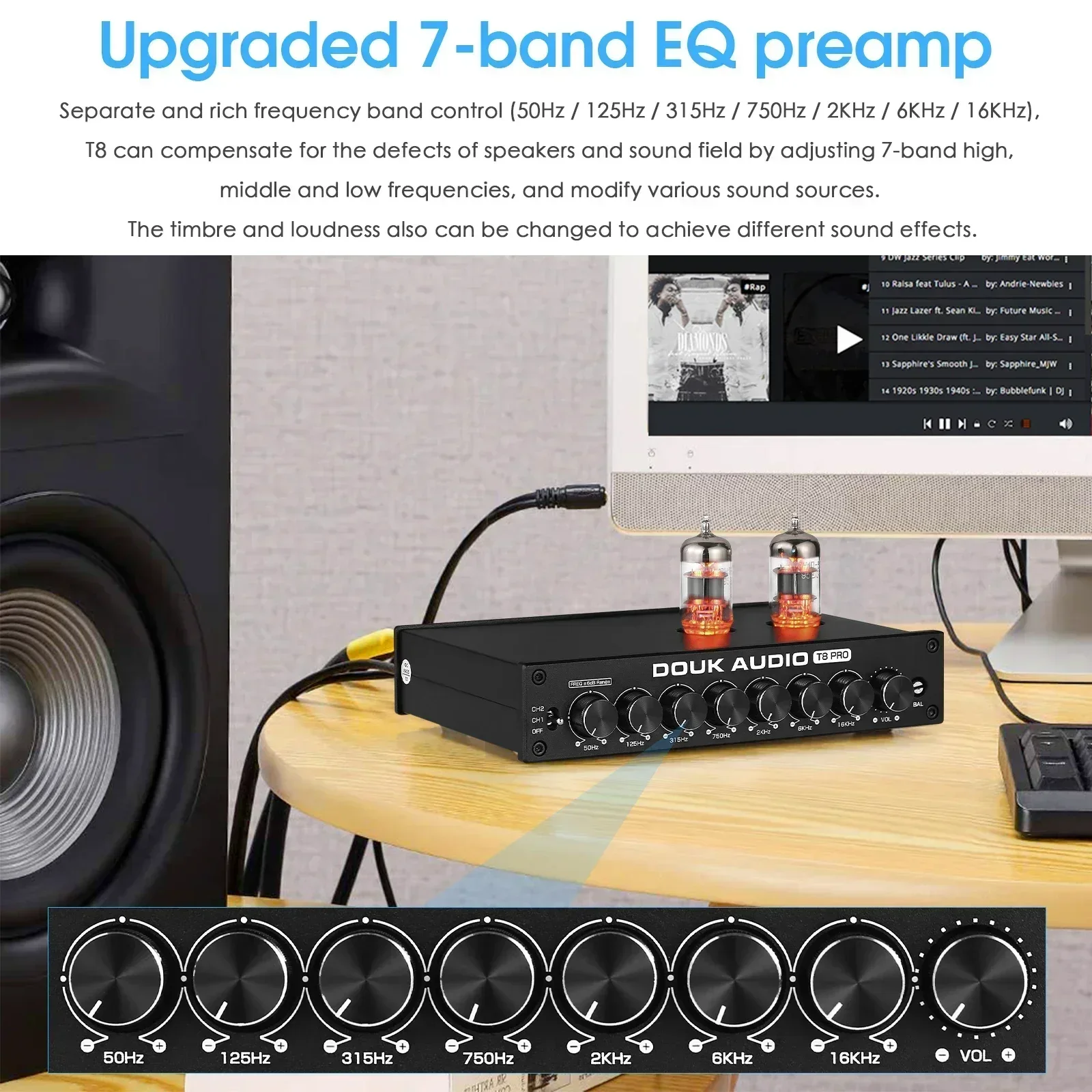 Douk Audio HiFi Valve Tube Ste - Home Cinema Dolby Atmos 7.1 recensie en prijs