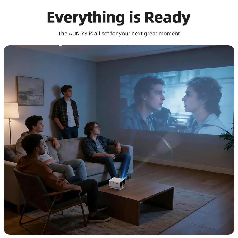 AUN Y3 Projector Portable Home - Home Cinema Cabasse recensie en prijs