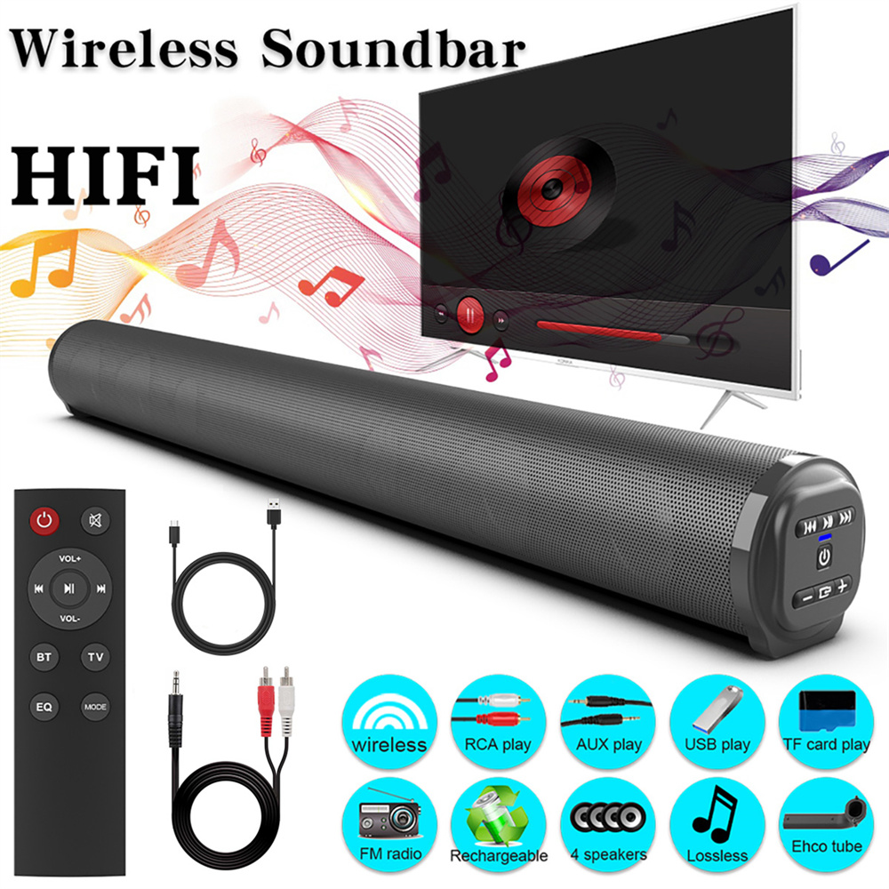 Sound Bar TV Sound System Blue - Home Cinema Audio System recensie en prijs