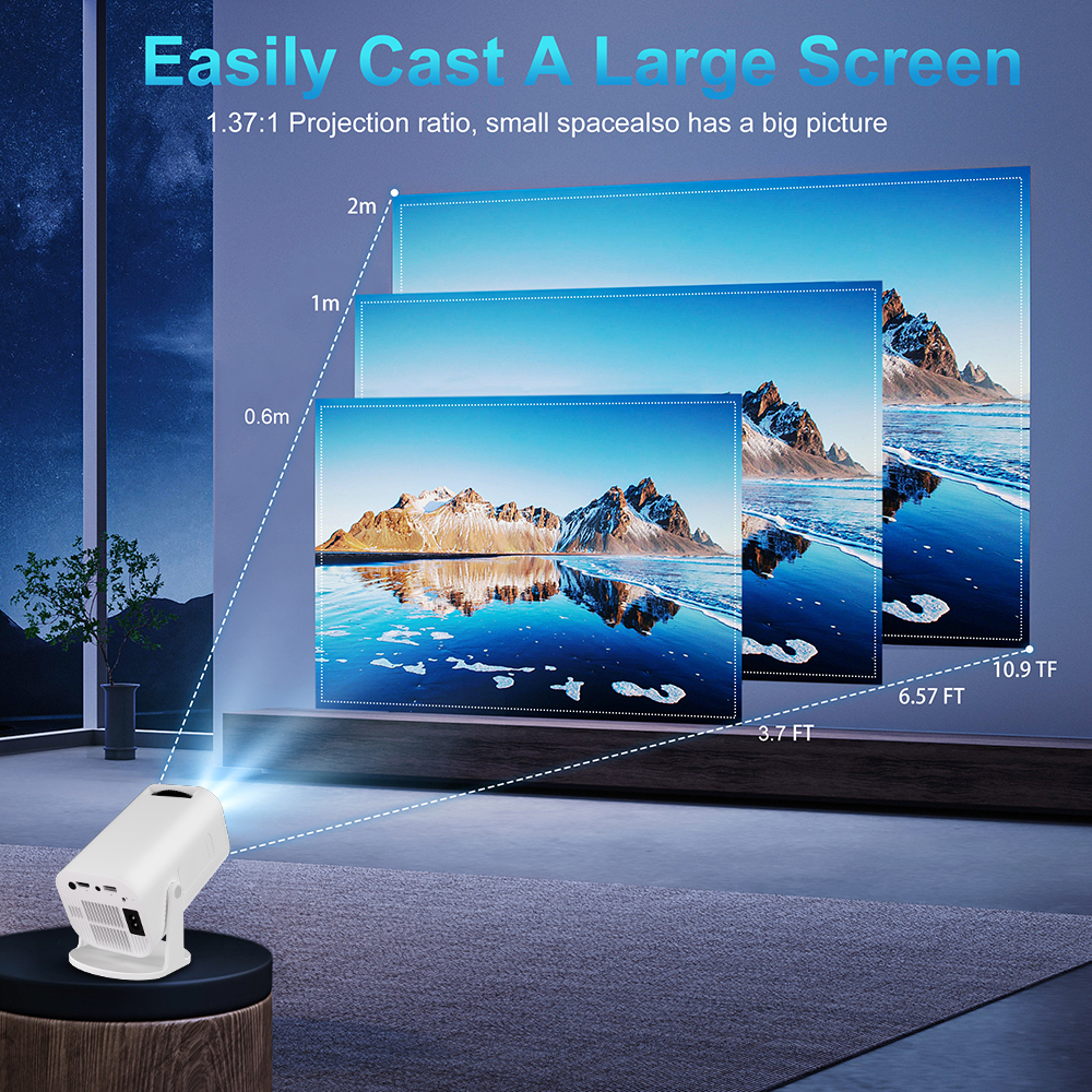 Salange P330 Mini Projector 4K - Xiaomi Home Cinema recensie en prijs