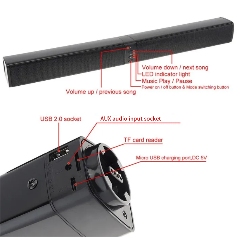 Powerful Soundbar Sound Radio  - Home Cinema Audio System recensie en prijs