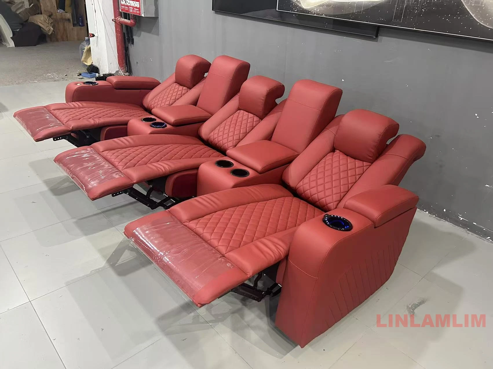 Linlamlim Luxury 3-Seat Reclin - Home Cinema Luxury recensie en prijs