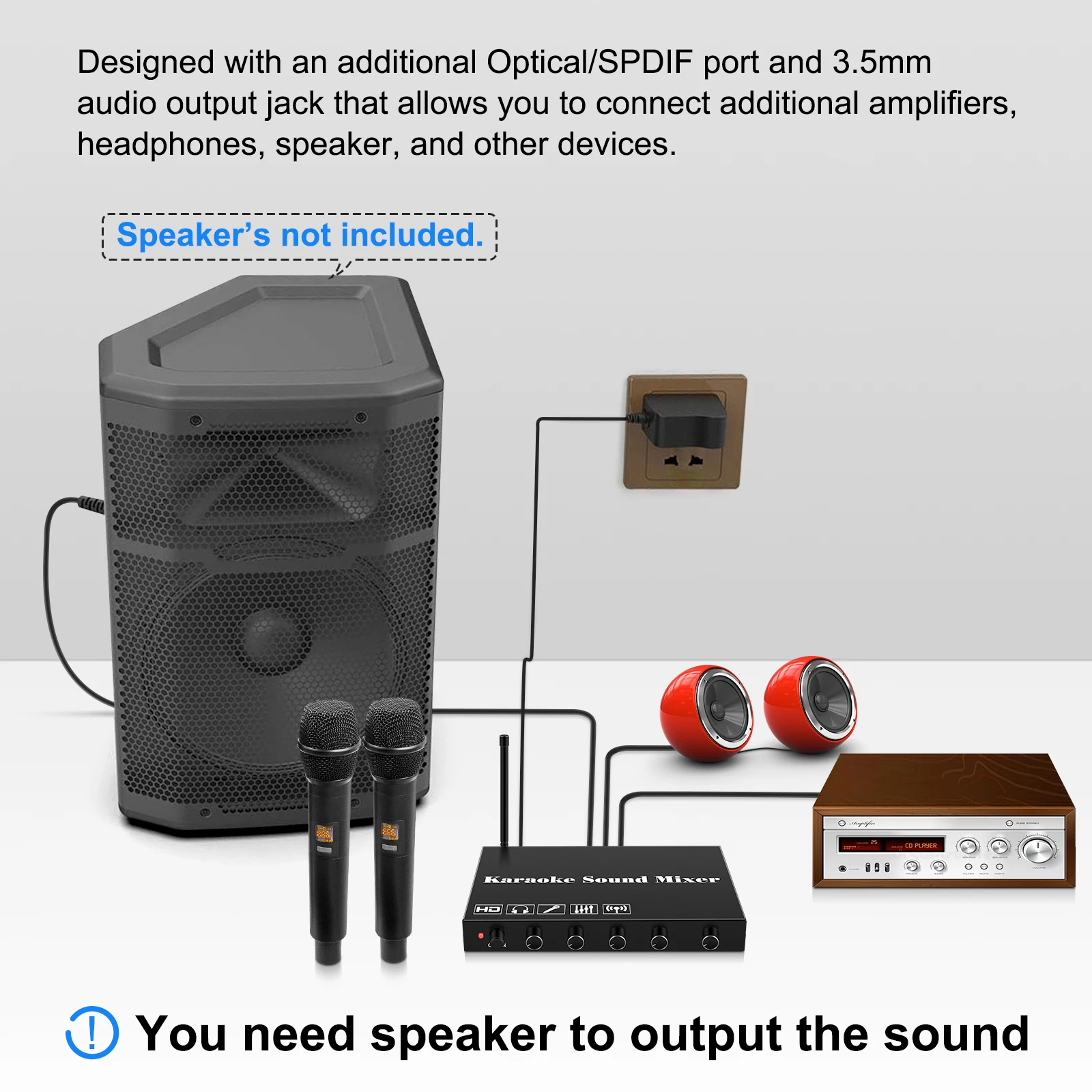 HDMI Karaoke Player Mixer Home - Home Cinema Wireless Speakers recensie en prijs