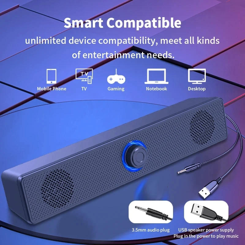 Soundbar Computer PC TV Laptop - Home Cinema Audio System recensie en prijs