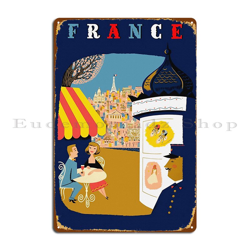 Vintage France Sidewalk Cafe T - Home Cinema France recensie en prijs