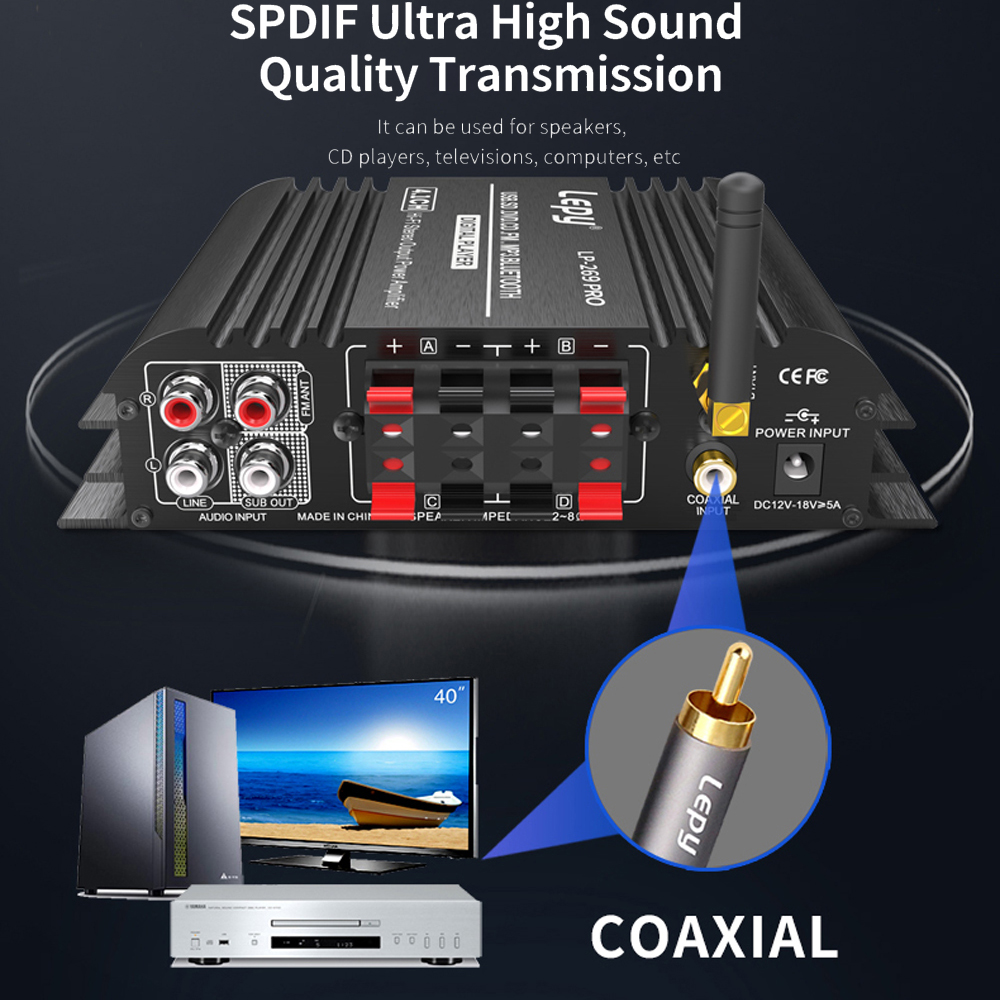 LEPY LP-269PRO 4.1 Channel Amp - Home Cinema Audio System recensie en prijs