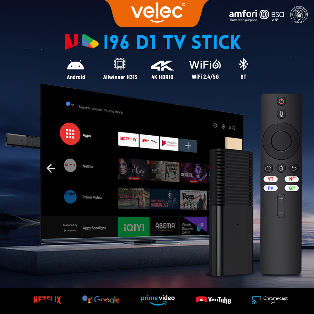 Android TV Stick I96 D1 4K Vid - Home Cinema Media Player recensie en prijs