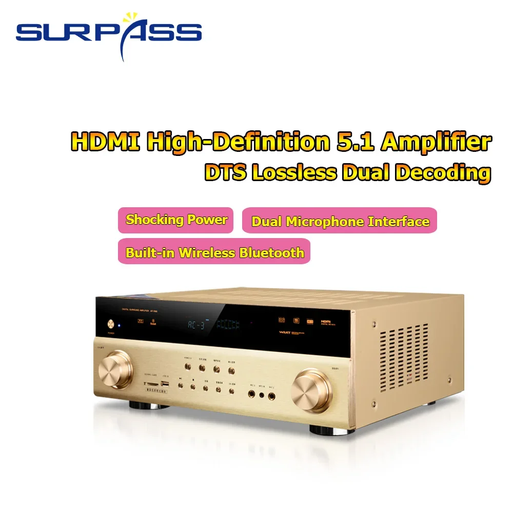 Home Theater Audio Amplifier 6 - Home Cinema Dolby Atmos 7.1 recensie en prijs