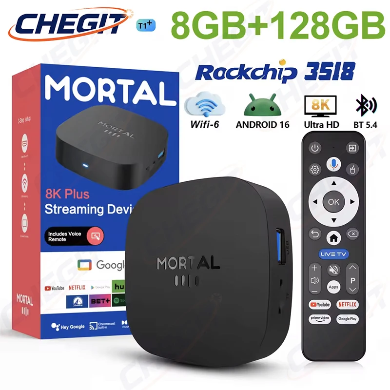 2026 New T1+ 8K HD TV Box Andr - Home Cinema Media Player recensie en prijs
