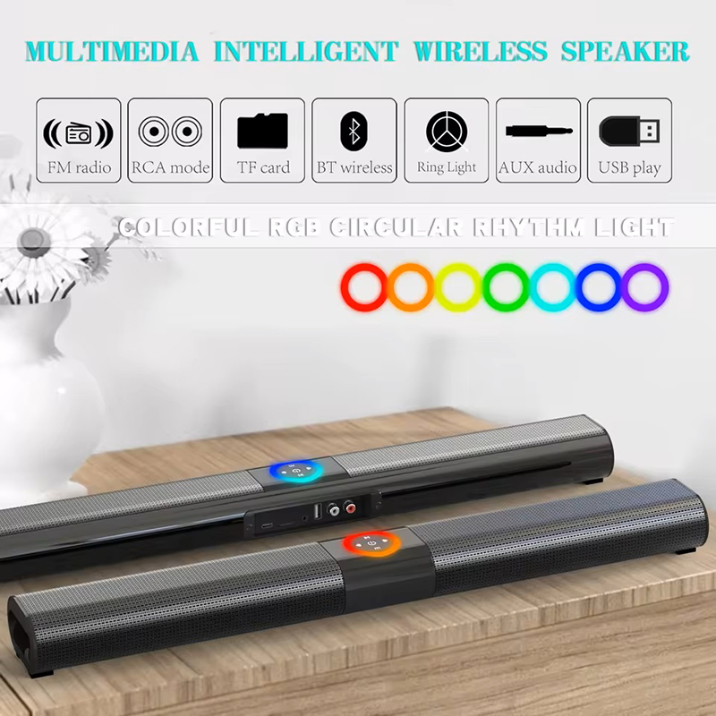Soundbar For TV Subwoofer Blue - Home Cinema Wireless Speakers recensie en prijs