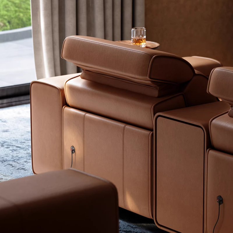 Top-grain Leather Electric Sof - Home Cinema Room Size recensie en prijs