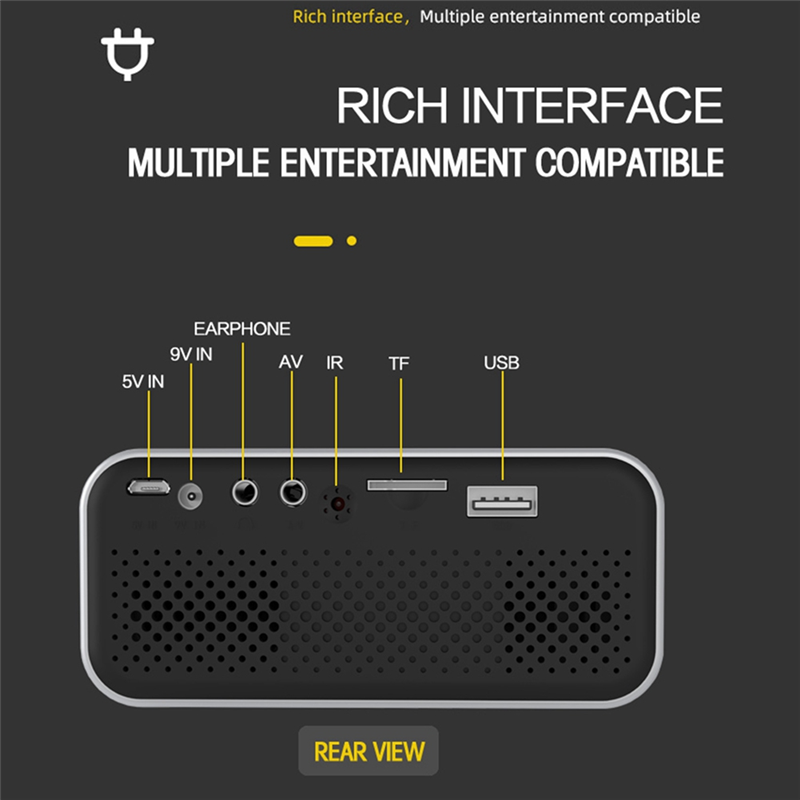 Portable Mini Projector Home T - Home Cinema Media Player recensie en prijs