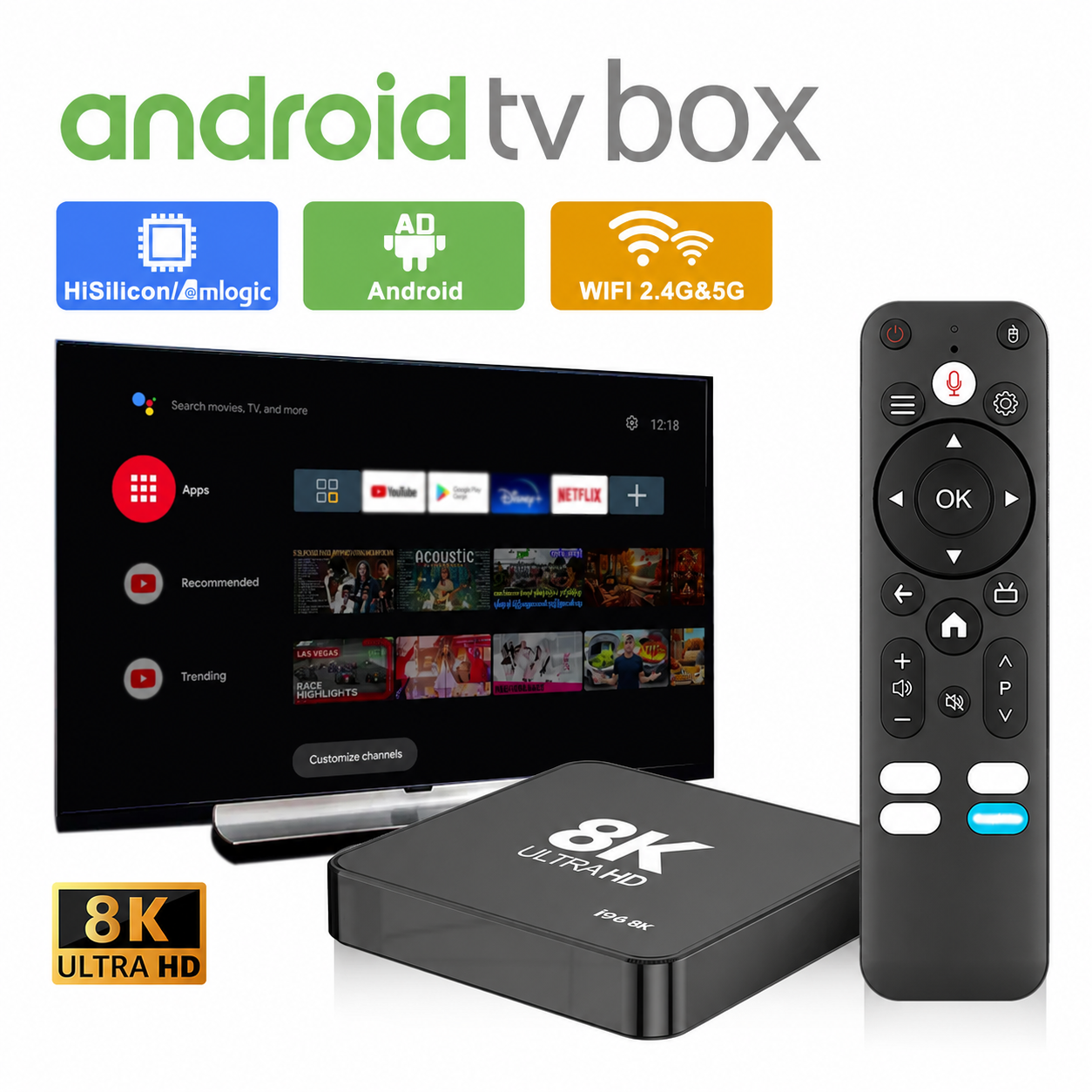 Velec Smart Android 14 8+128 T - Home Cinema Media Player recensie en prijs