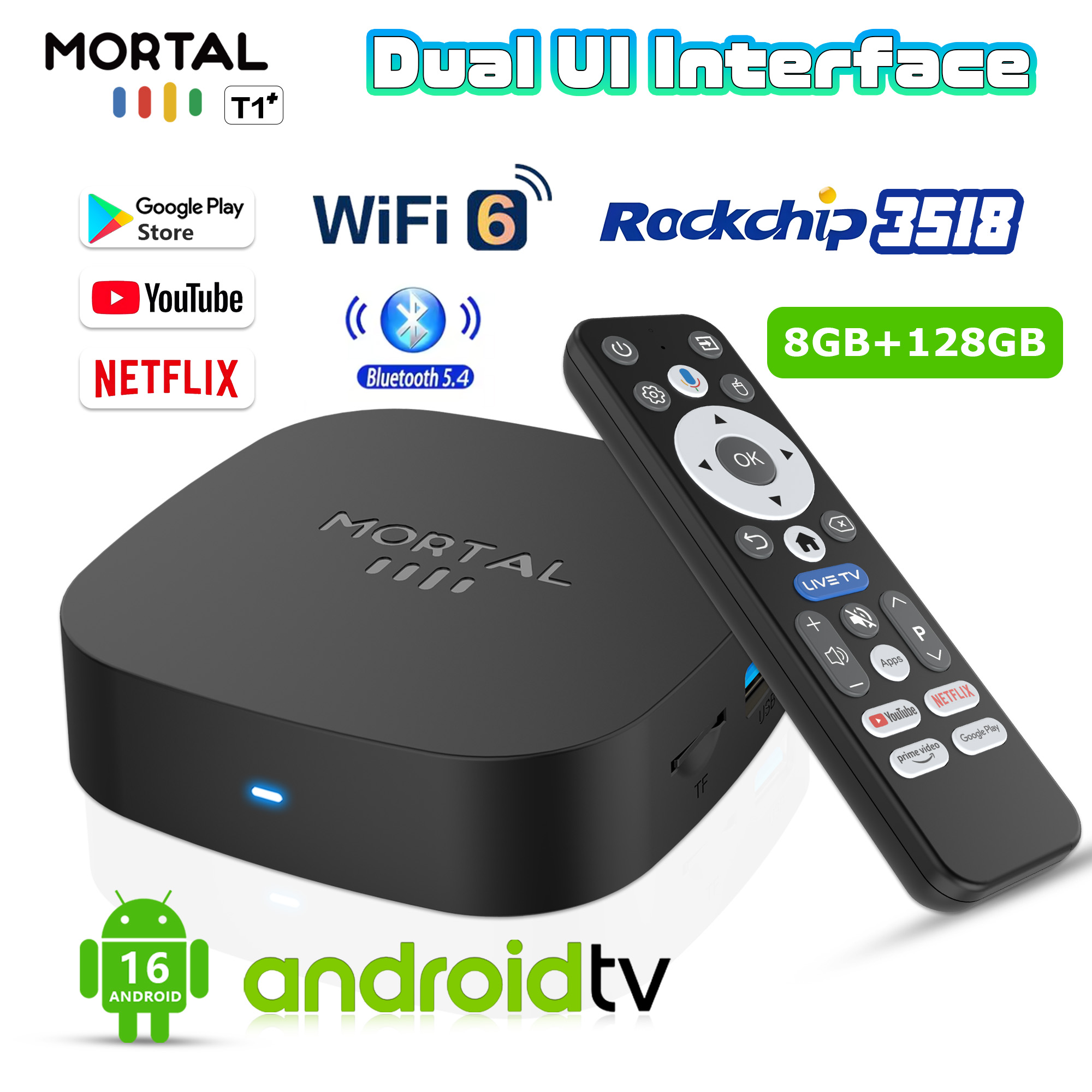 2025 New T1+ 8K HD TV Box Andr - Home Cinema Media Player recensie en prijs