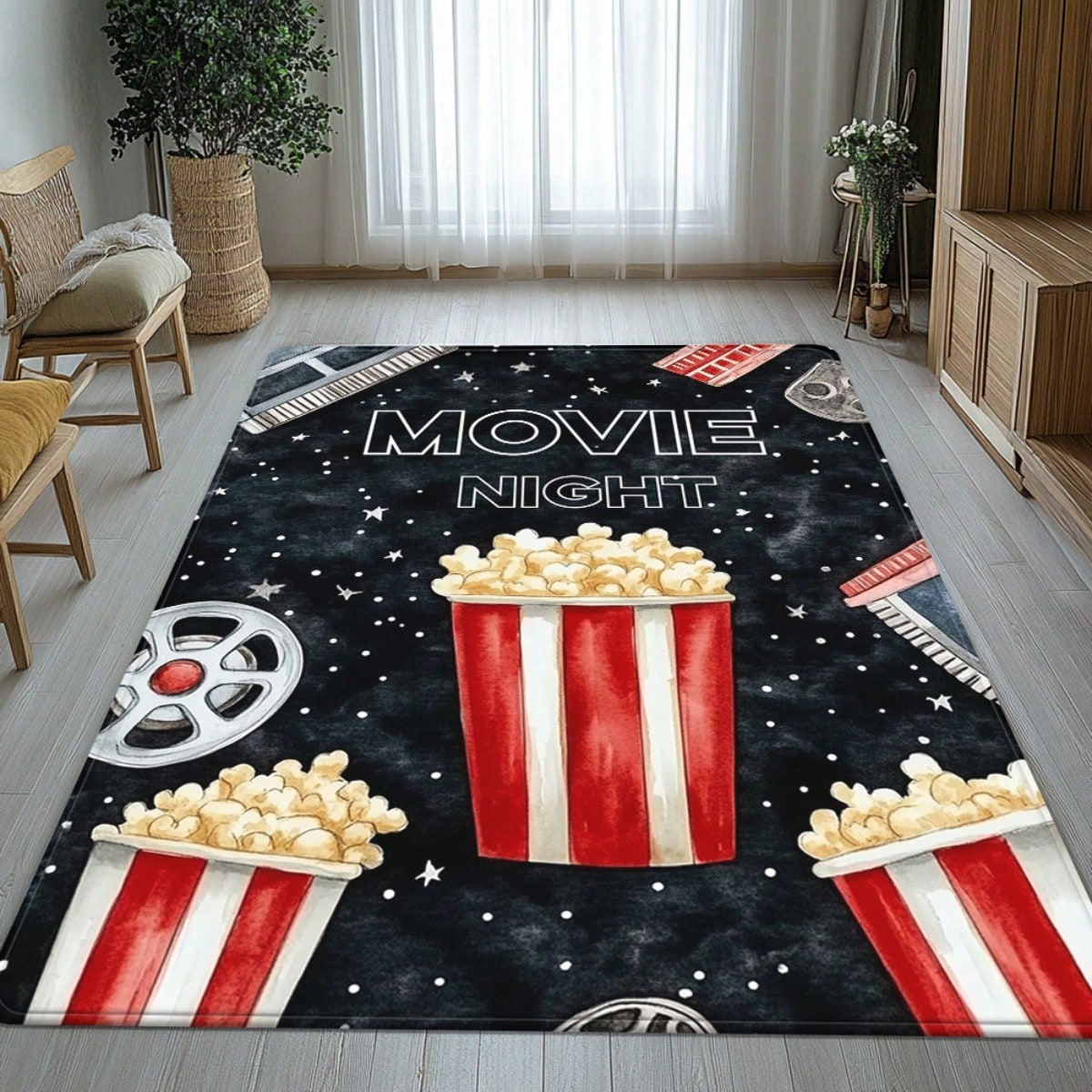 Movie Night Door Mat - Popcorn - Home Cinema Room Size recensie en prijs