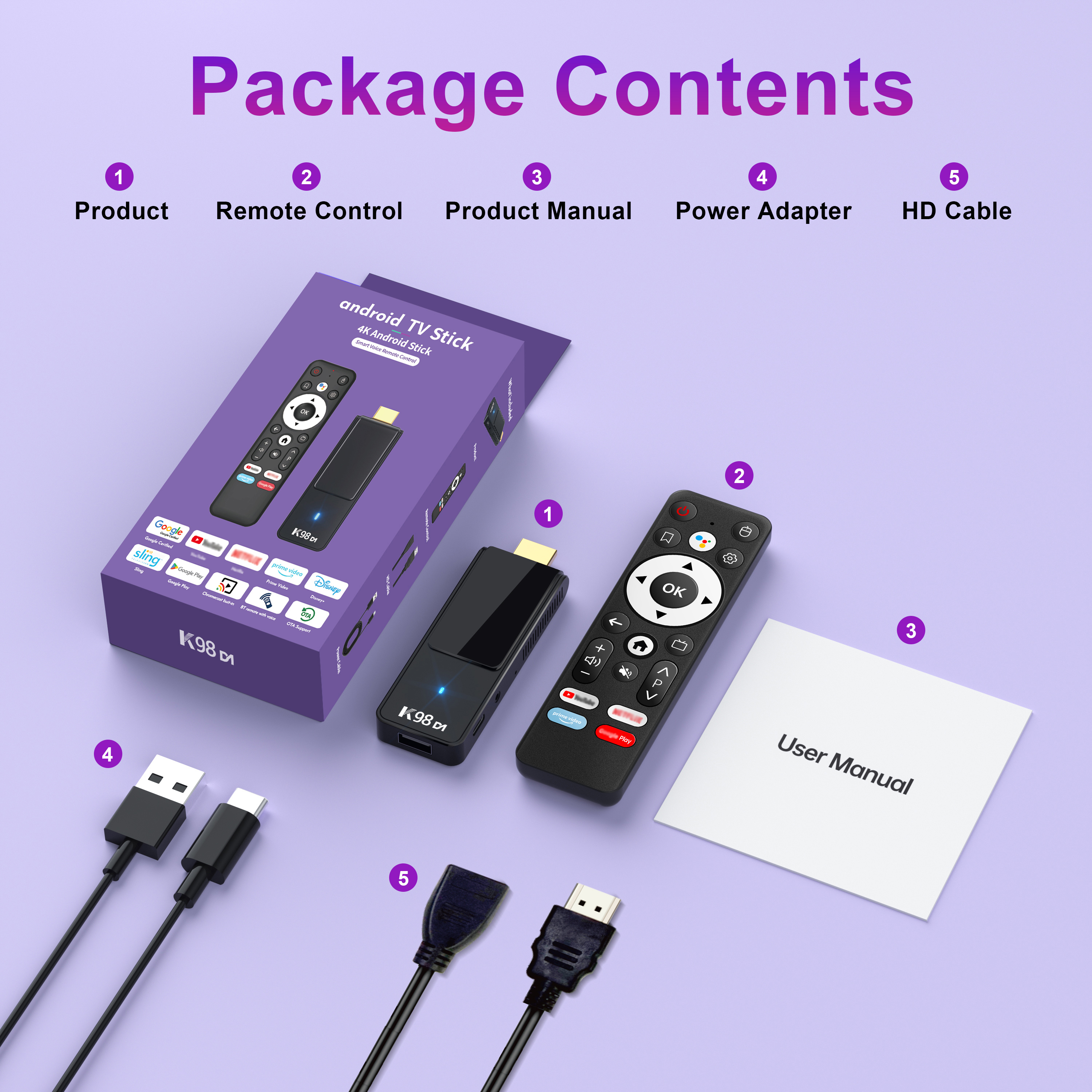 Android TV Stick K981D Android - Home Cinema Media Player recensie en prijs