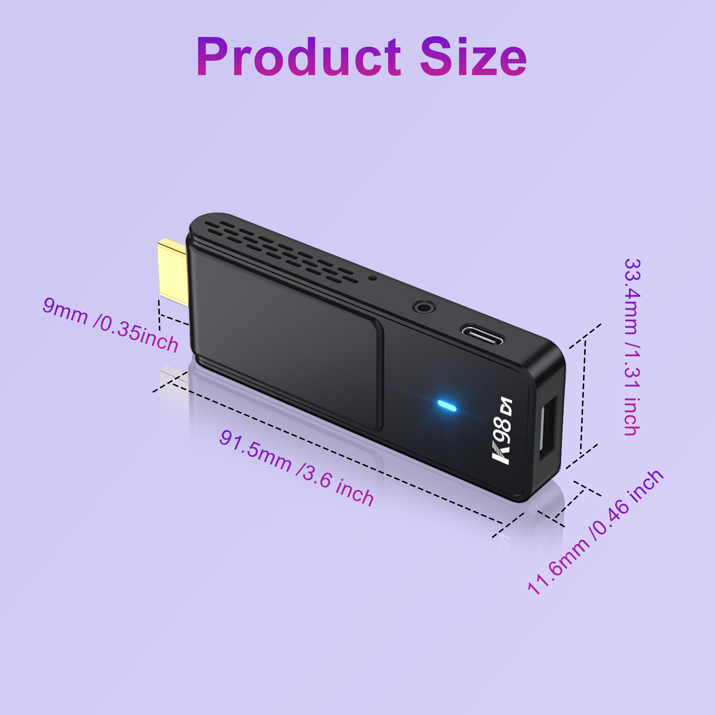 Android TV Stick K981D Android - Home Cinema Media Player recensie en prijs