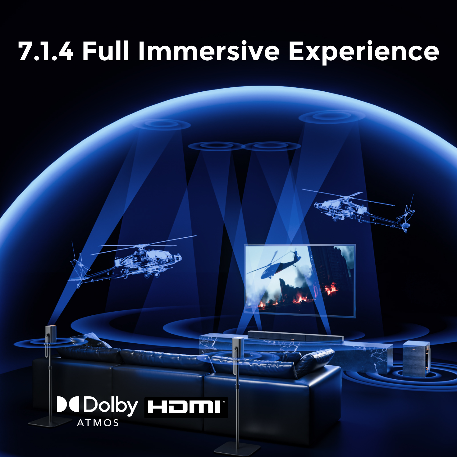 ULTIMEA 7.1.4ch Soundsystem So - Home Cinema Dolby Atmos 7.1 recensie en prijs