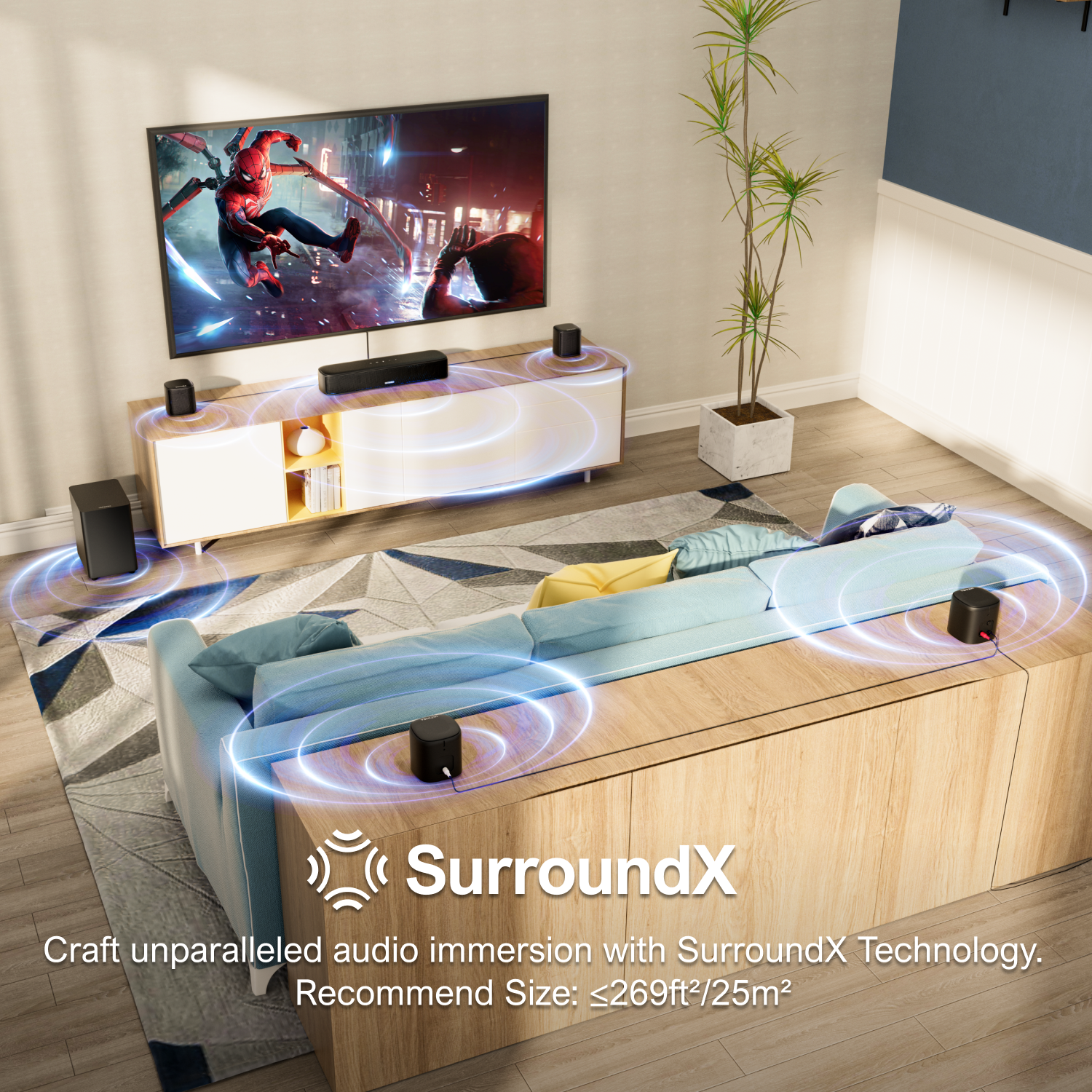 ULTIMEA 7.1 Channel Sound Bar  - Home Cinema Audio System recensie en prijs