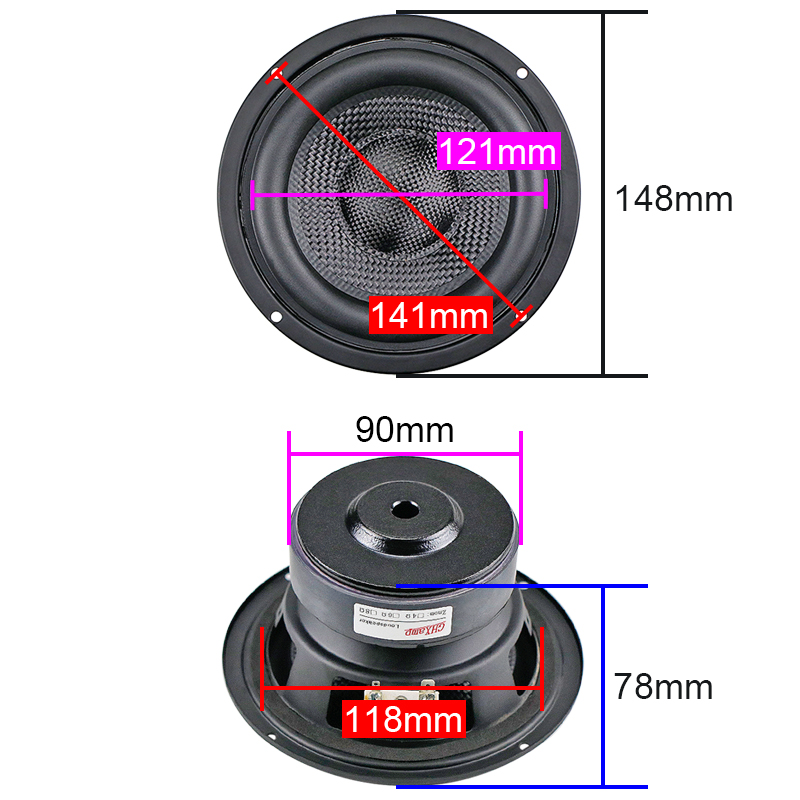 GHXAMP 5.25 inch 148mm Fibergl - Home Cinema Audio System recensie en prijs
