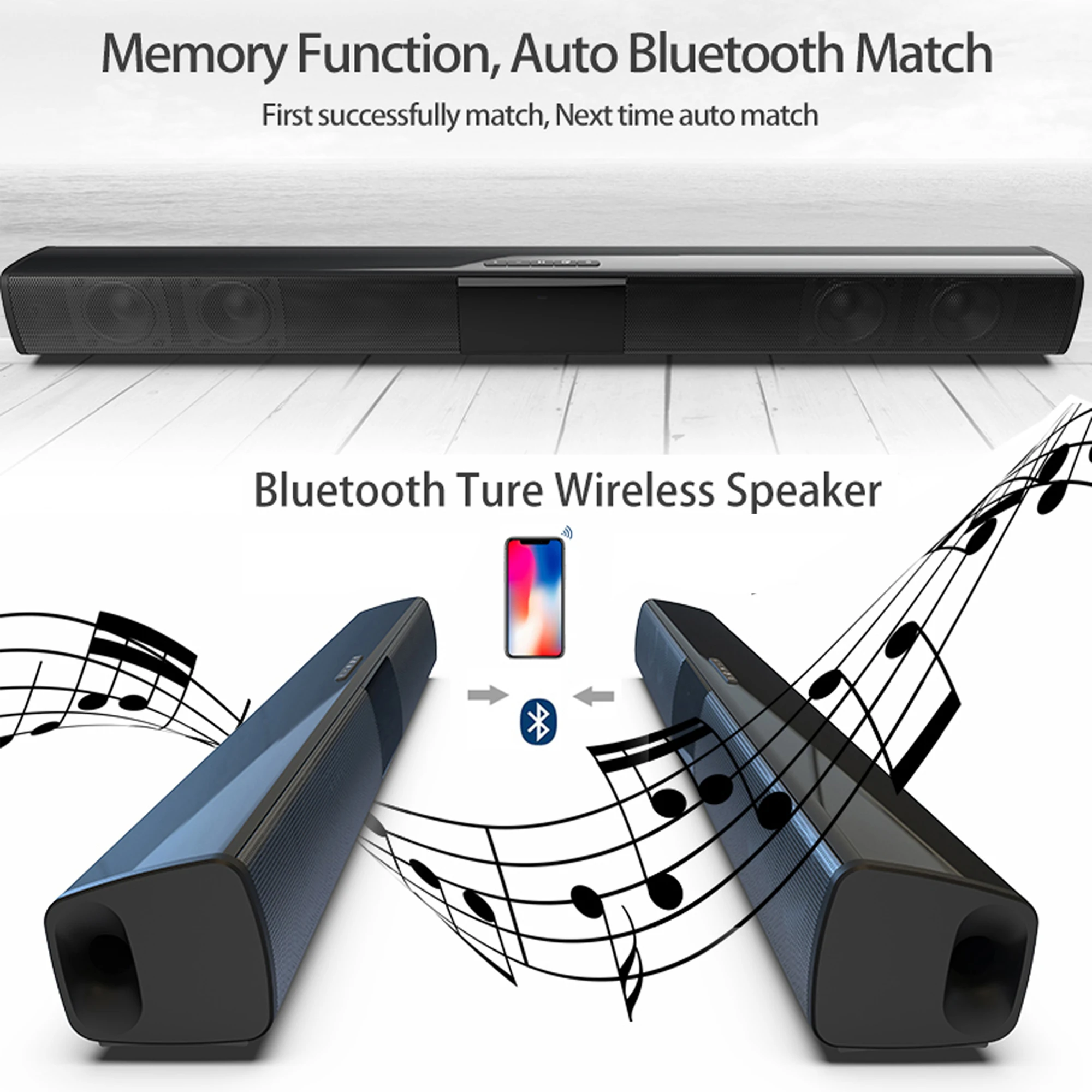 40W High Power Soundbar for TV - Home Cinema Audio System recensie en prijs