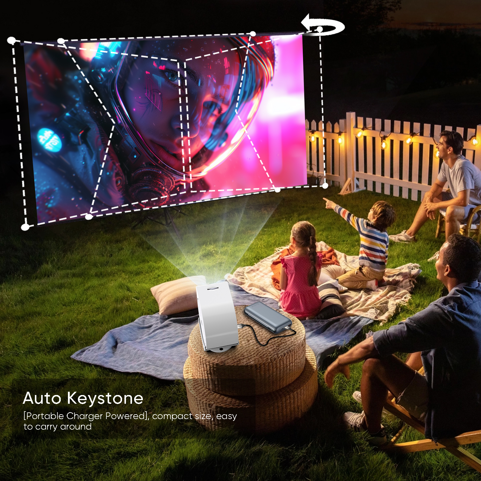 TYPE C 4K Mini Projector with  - Xiaomi Home Cinema recensie en prijs