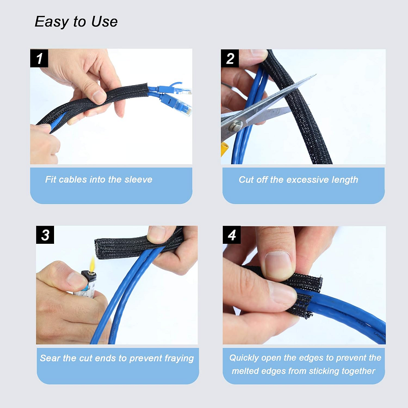 0.5/1/3/5/10M Cable Sleeve Sel - Home Cinema Cabasse recensie en prijs