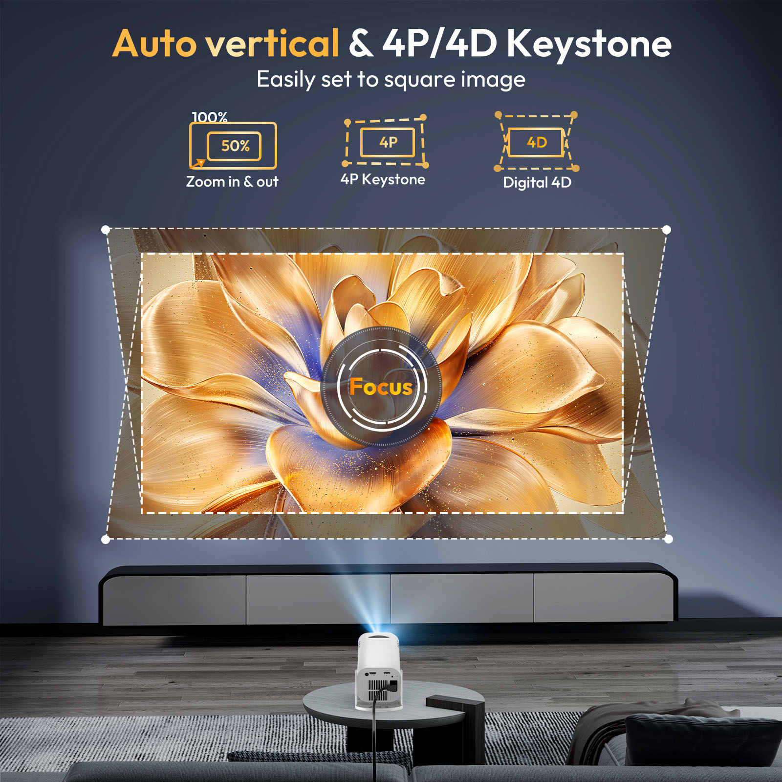 Xgody Gimbal 3 Pro Projector 4 - Xiaomi Home Cinema recensie en prijs