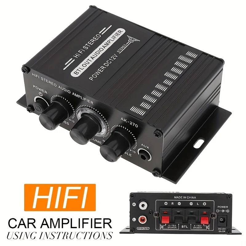AK-270 400W Mini Power Amplifi - Home Cinema Audio System recensie en prijs