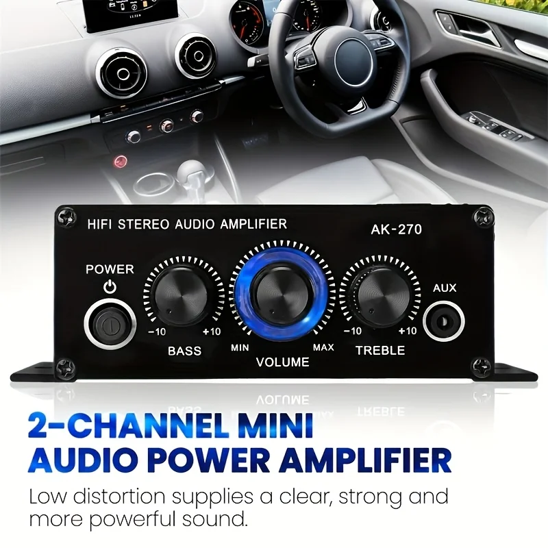 AK-270 400W Mini Power Amplifi - Home Cinema Audio System recensie en prijs