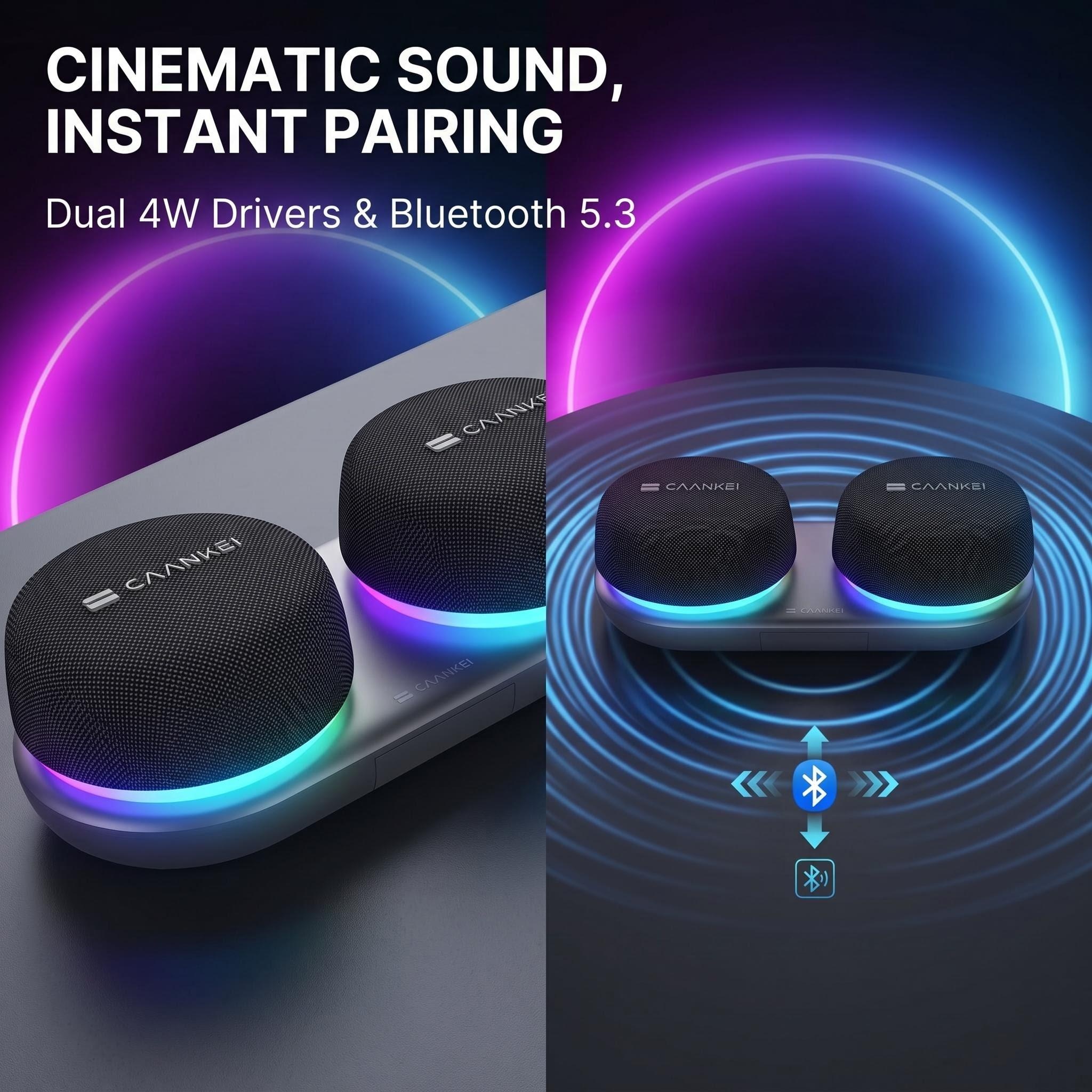 Dual Bluetooth Speaker Set wit - Home Cinema Kit recensie en prijs