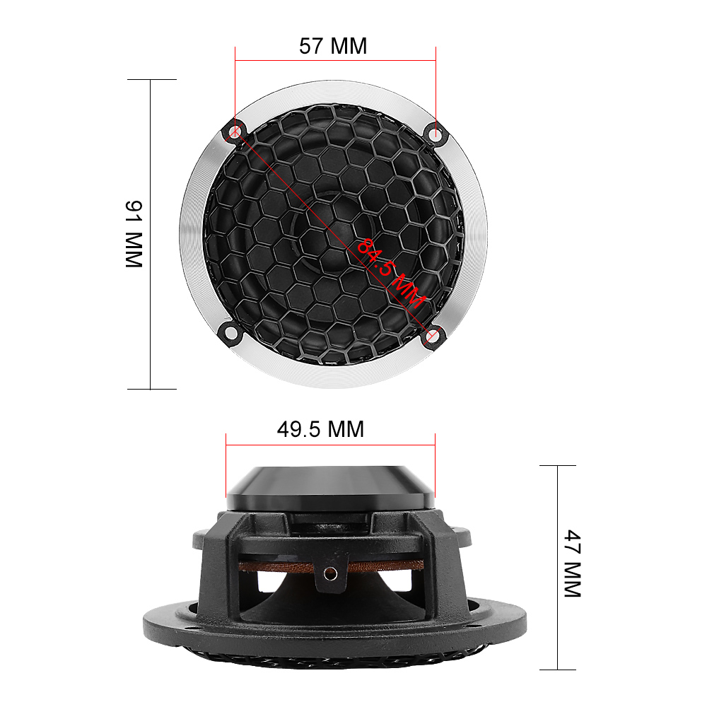 AIYIMA 2Pcs 3 Inch 4 Ohm 15W M - Home Cinema Audio System recensie en prijs