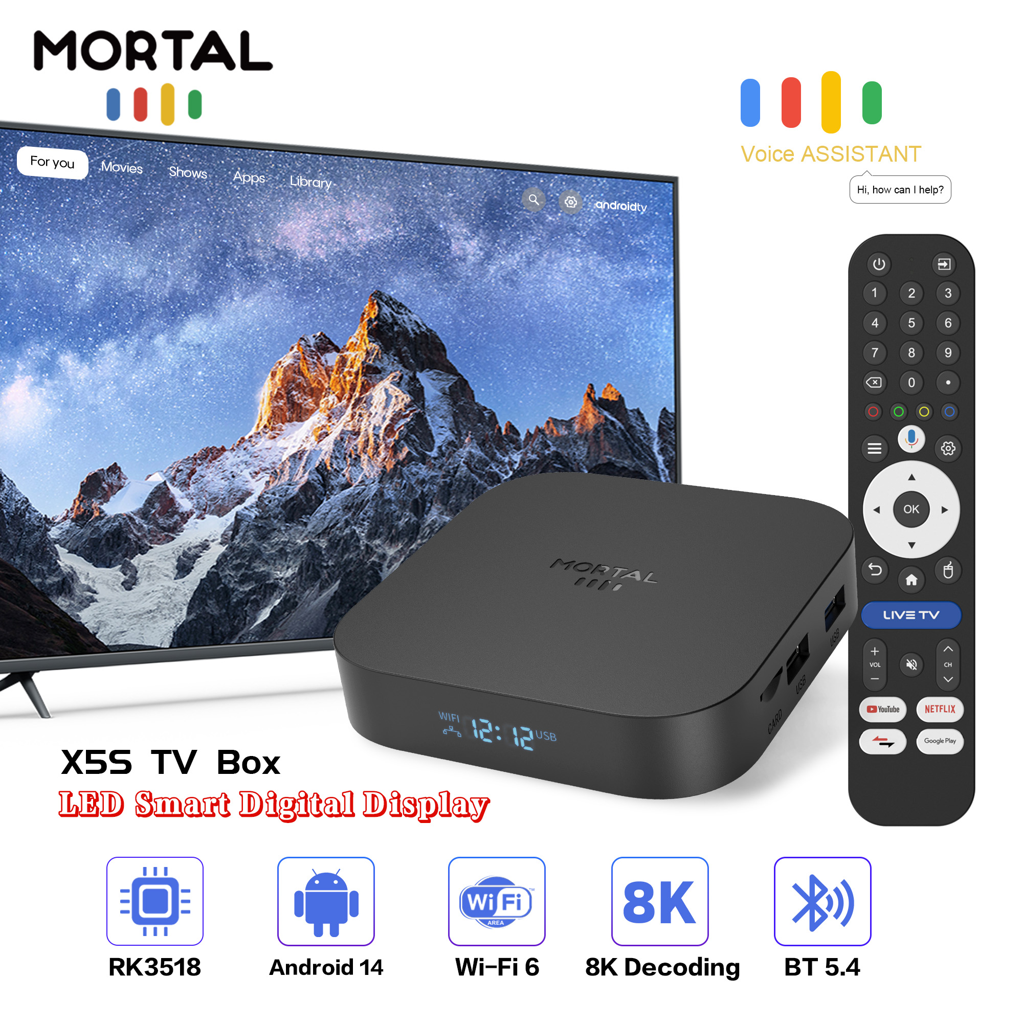 Latest X5S Android 14 TV Box 8 - Home Cinema Media Player recensie en prijs