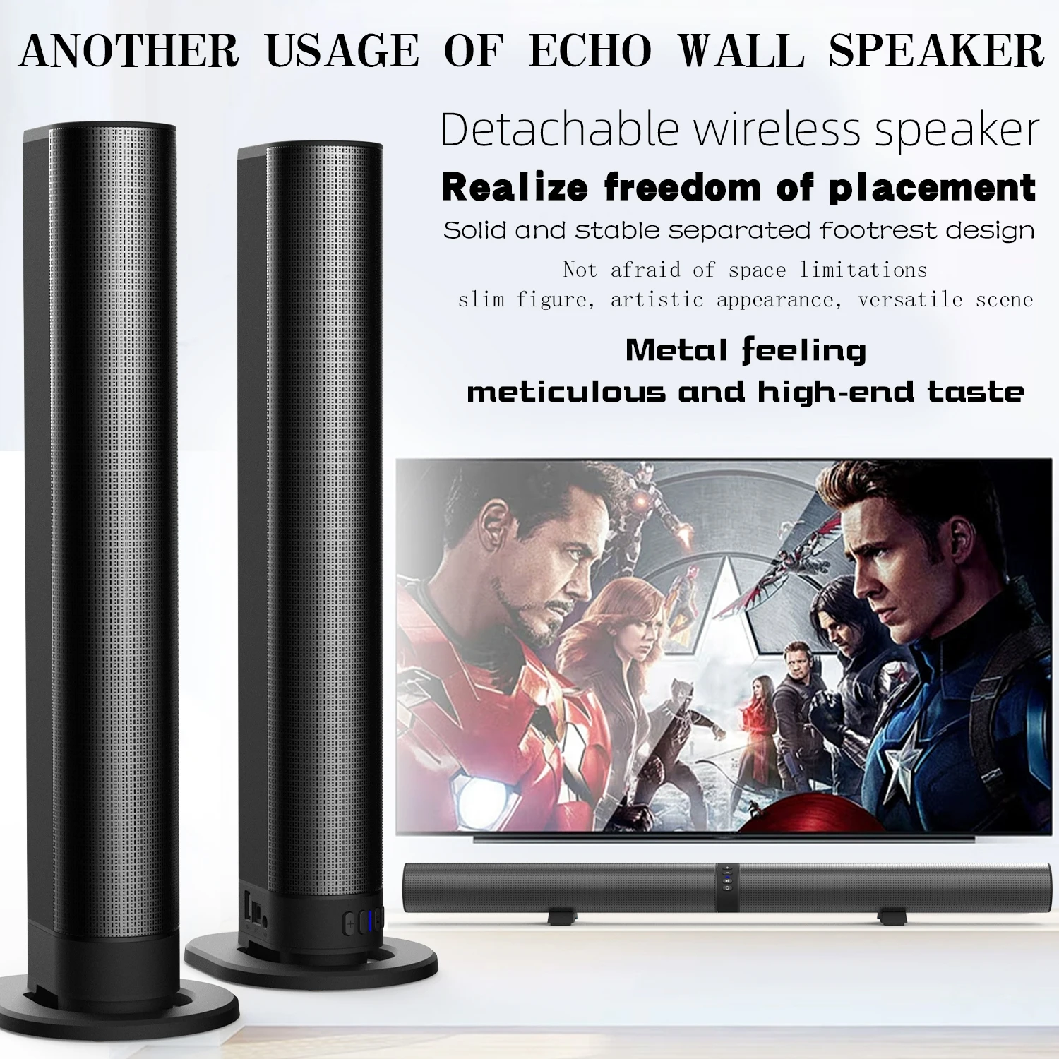 FM Soundbar TV Bluetooth Speak - Home Cinema Wireless Speakers recensie en prijs